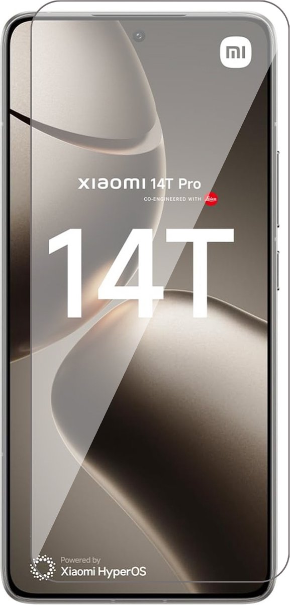 Screenprotector geschikt voor Xiaomi 14T / 14T Pro - Glas Screen Protector