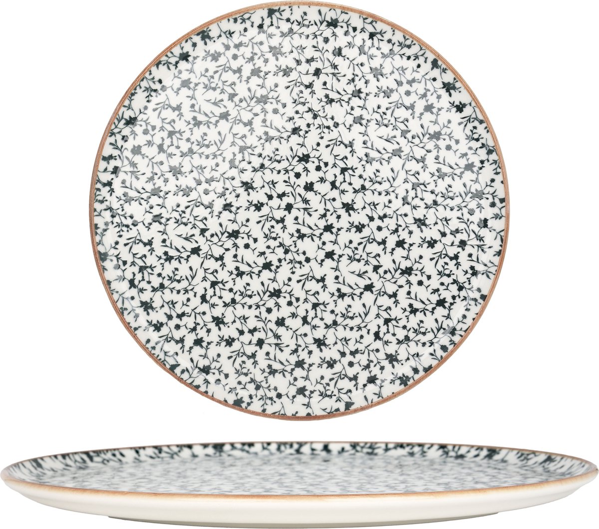 Bonna Pizzabord - Calif - Porselein - 32 cm - set van 2