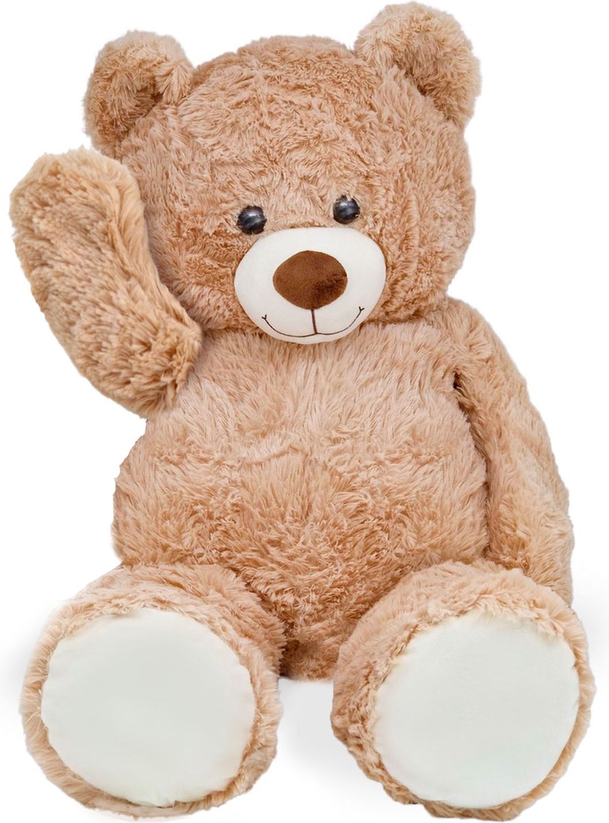 XL Knuffel Beer - Teddybeer - Knuffels - Pluche Beer - 50cm Hoge Kwaliteit Knuffeldier - Teddybear Groot - Knuffelbeer