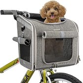 Lexium Fietsmand Hond - Hondenmand Fiets - Fietsmand Hond Voorop - Fietstas Hond Voorop - Fietsmand Hond Elektrische Fiets