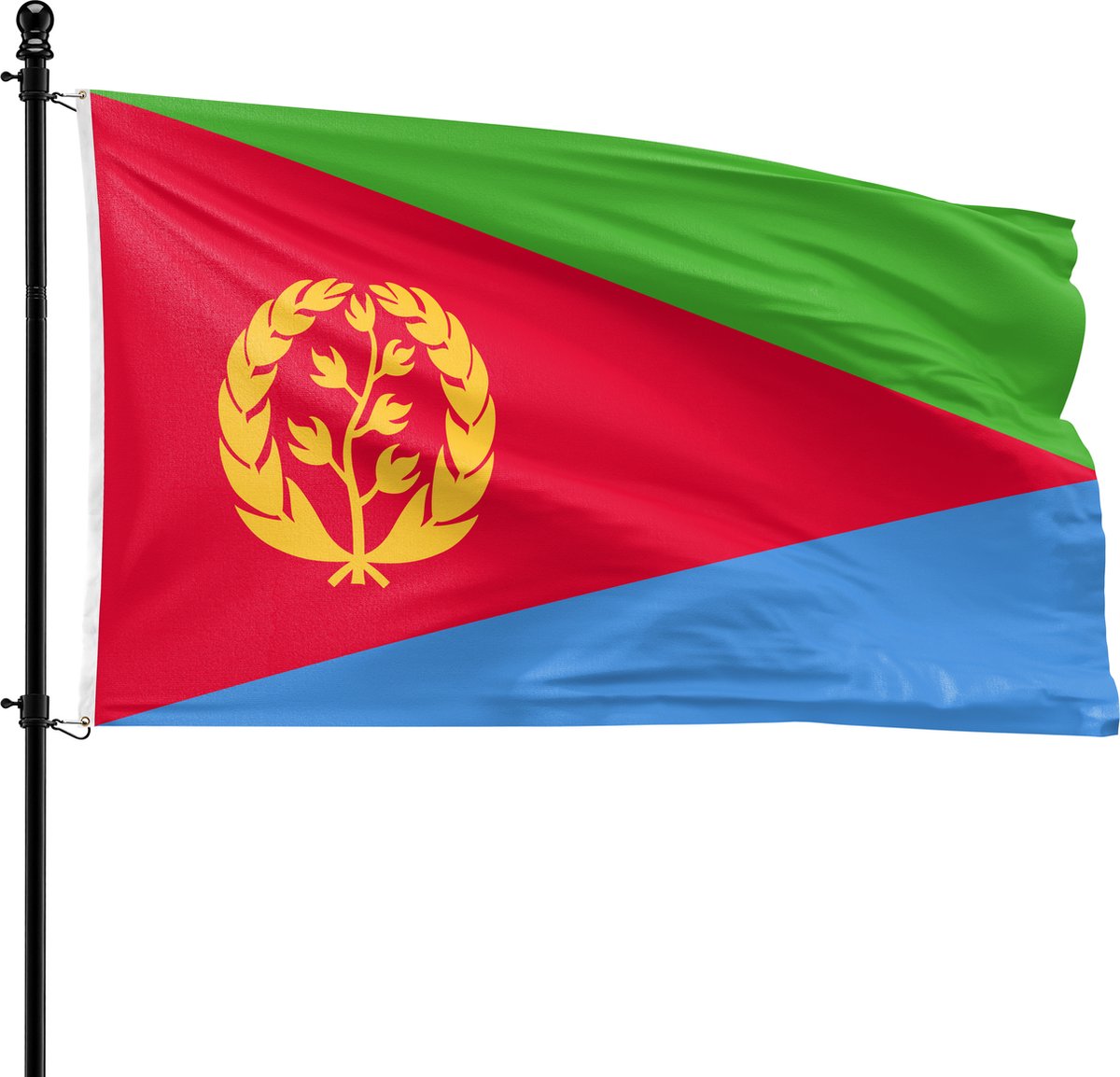 VlagDirect - Eritrese vlag - Eritrea vlag - 90 x 150 cm.