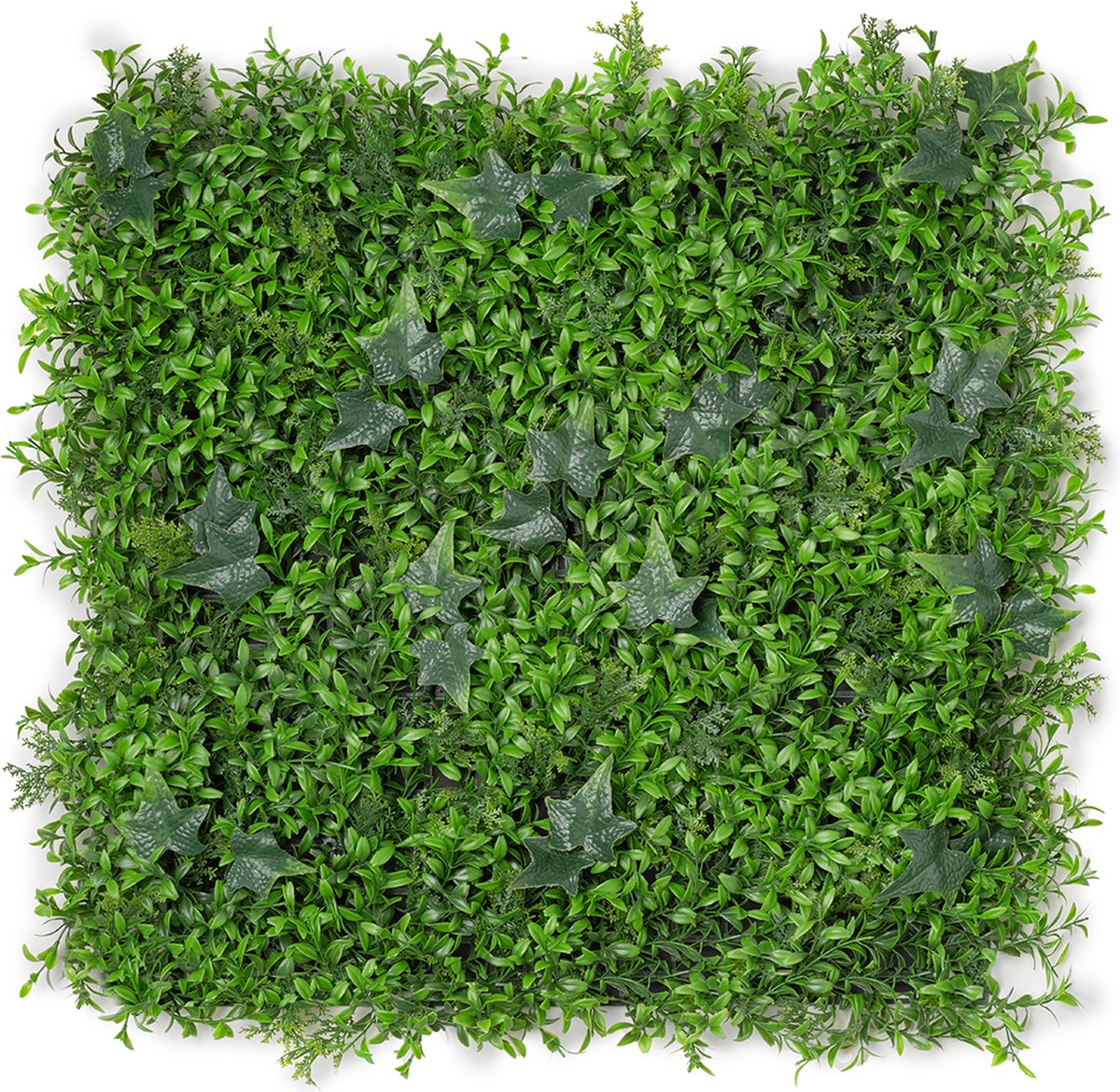 Kunsthaag plantenwand - Planten muur - Voor binnen en buiten - Klimop en Groene vegetatie