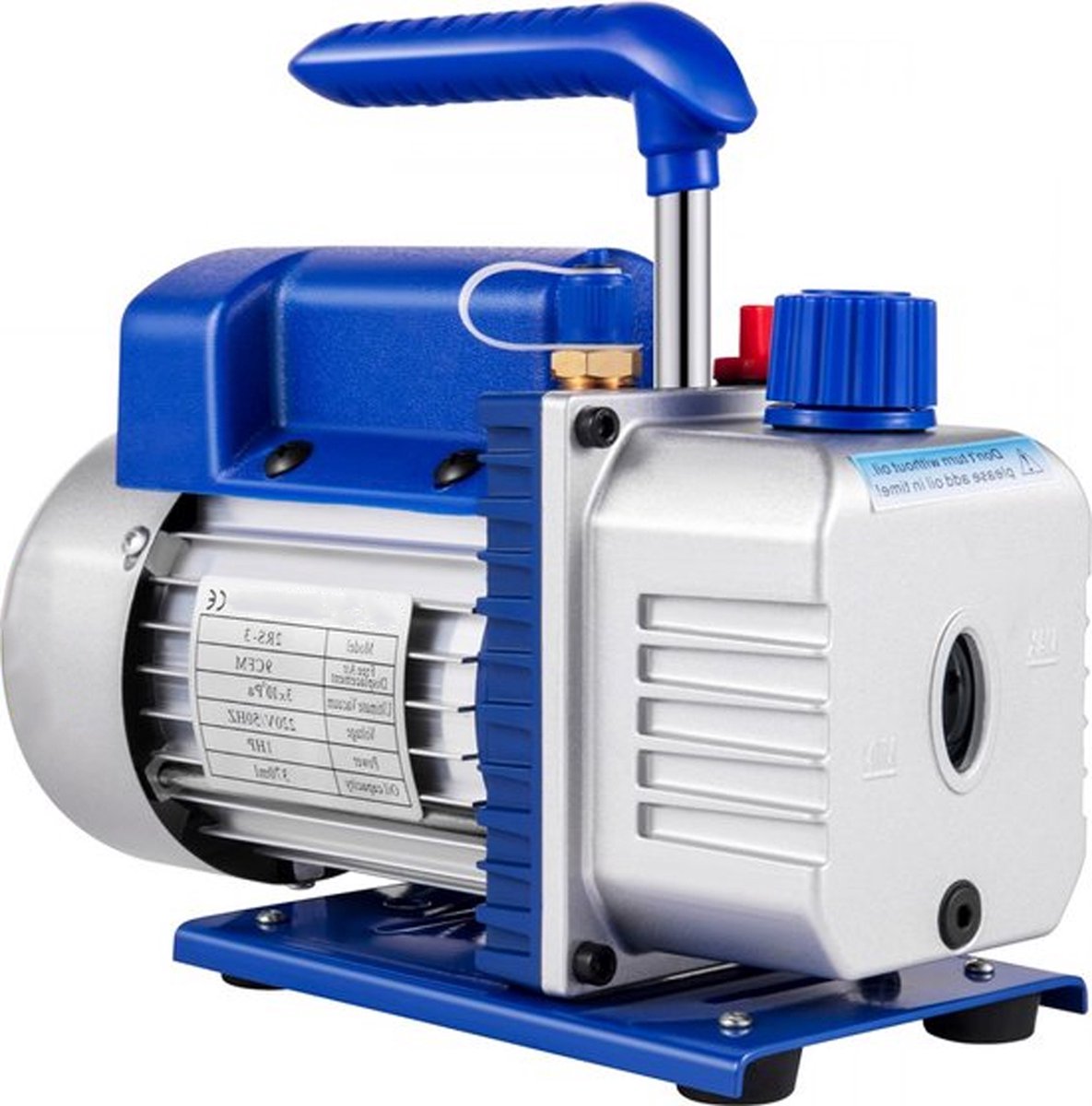 Vacuumpomp - voor Airco - roterende 2-traps vacuümpomp Koelmiddelmeters