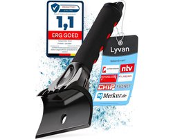 Lyvanas ijskrabber auto - ruitenkrabber - ergonomisch - premium ABS
