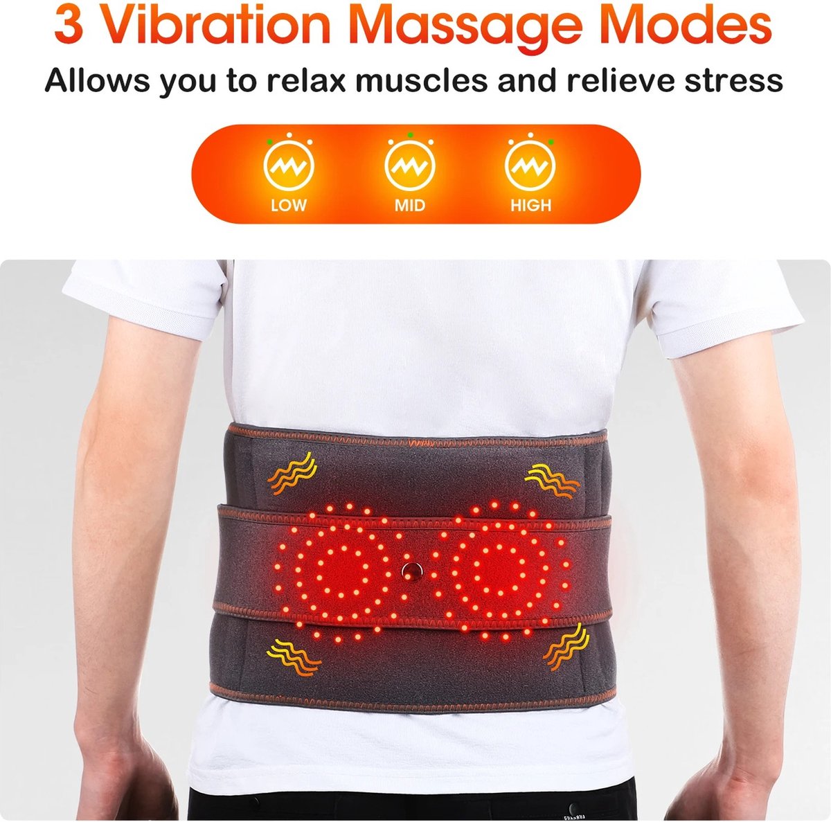 Currentgoodz - Taille Massage Band - Rug Massage Band - afbeelding 3