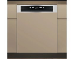 Bauknecht B0B D641A X | Half geintegreerde vaatwasser | RVS | AutoDeur | C