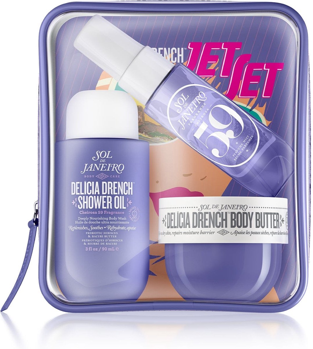 Goedkoopste Sol de Janeiro Delicia Drench Cheirosa 59 Fragrance - Jet Set - bath & Body - Douchegel - Bodylotion - Bodymist