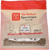 Poivre blanc entier | 1 kilo (sachet à fond plat refermable) | Van Beekum Specerijen