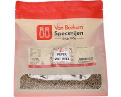 Van Beekum Specerijen - Peper Wit Heel - 1 kilo (hersluitbare stazak)
