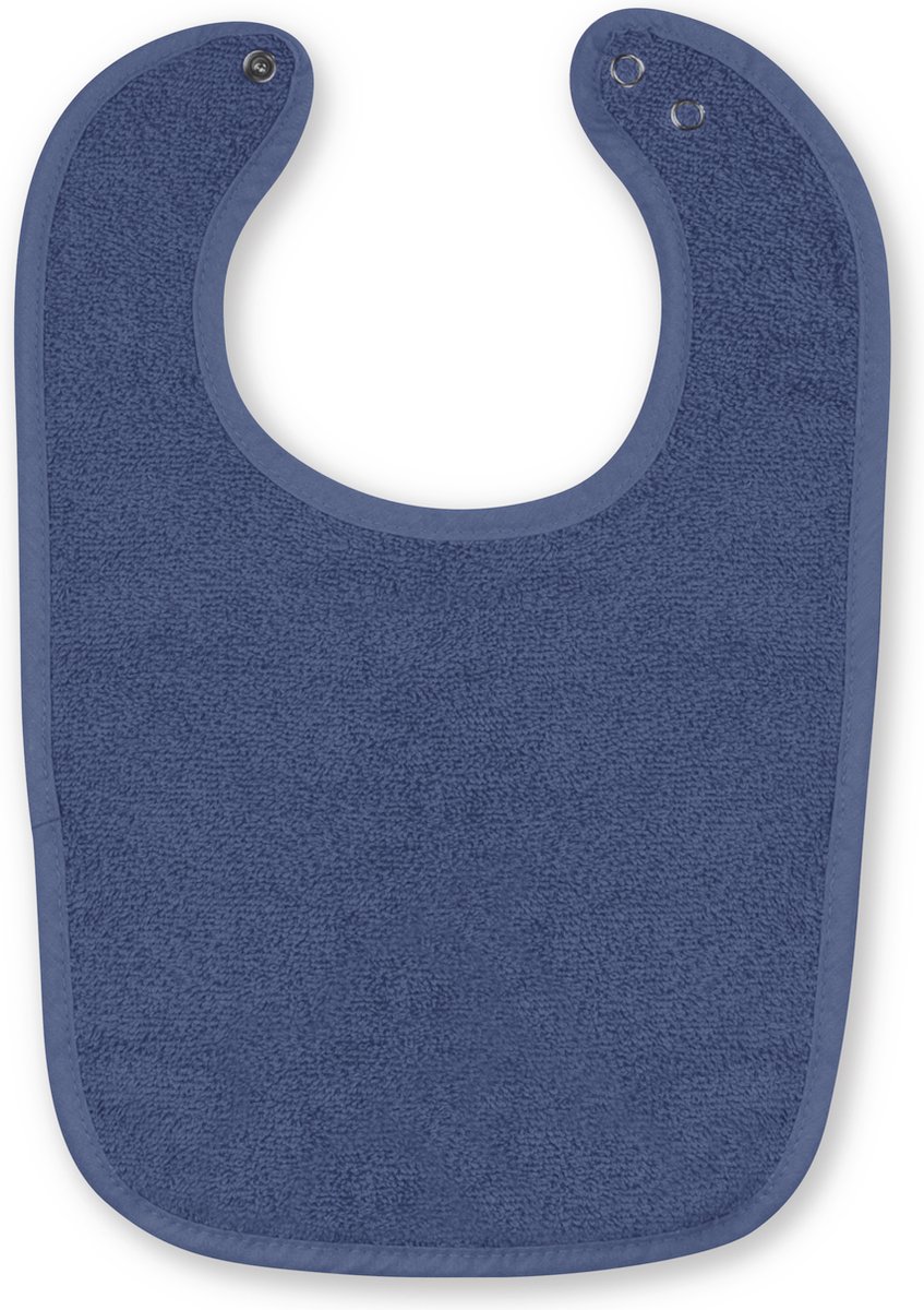 Mingle Moose-slab badstof- met drukkers -donker blauw -12 stuks