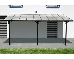Westmann Aluminium Terrasoverkapping Bruce SI06108 - 300x556x270 cm - Zwart