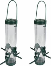 Vogelvoer Houder - Voederhuisje Voor Vogels - 2 Stuks - Vogelvoederhuisje hangend - Voederhuisje - Vogelvoer silo