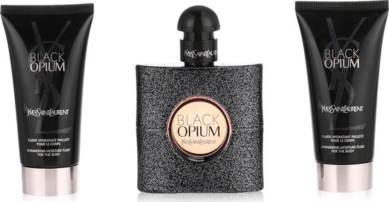 Yves Saint Laurent Black Opium giftset Eau de Parfum 50ml + 2 Body Lotion 50ml