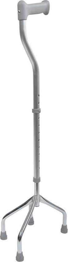 Aidapt - wandelstok - extra brede voet 26 cm - verstelbaar - max 127 kg