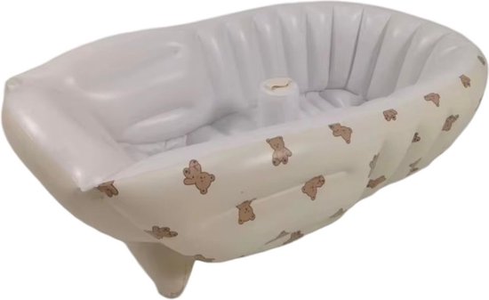 MazrekuHome® - Opblaasbaar bad - Badkuip - Opvouwbaar bad voor baby - 90x55x30 - Lief patroon - Voor binnen en buiten - Veilig en betrouwbaar van MazrekuHome — afbeelding 4