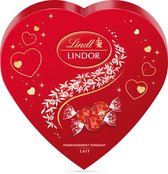 Lindt LINDOR Hart Melkchocolade Bonbons 160 gram - Chocolade Cadeau - Premium cadeauverpakking - Onweerstaanbaar zachte chocolade