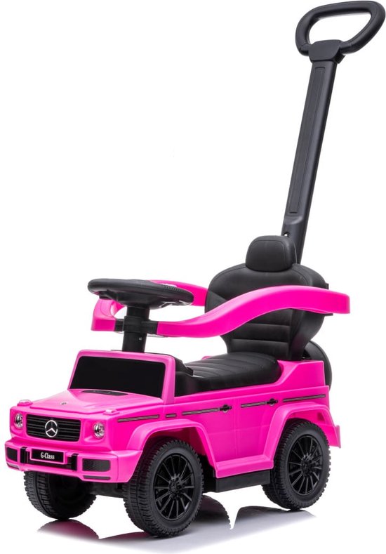HOMCOM Loopauto kinderen met muziek loopauto, terreinwagen, duwauto