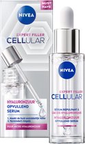 NIVEA Cellular Hyaluronzuur Serum Gezicht - Gezichtsserum met Puur Hyaluron - Rimpelvullend en Hydraterend - Skincare met Hyaluronic Acid - 30ml
