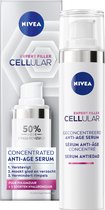 NIVEA CELLular Expert Filler Anti-Age Serum Gezicht - Skincare voor Ouder wordende huid - Gezichtsserum met hyaluronzuur en Puur Foliumzuur - 40 ml