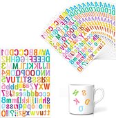 24 vellen zelfklevende letters 5,1 cm (2 inch), Vinyl stickers, Weerbestendig voor buiten Borden