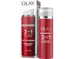 Olay Regenerist Dagcrème & Serum 2-in-1 - Actief verstevigende anti-veroudering verzorging - 50ml