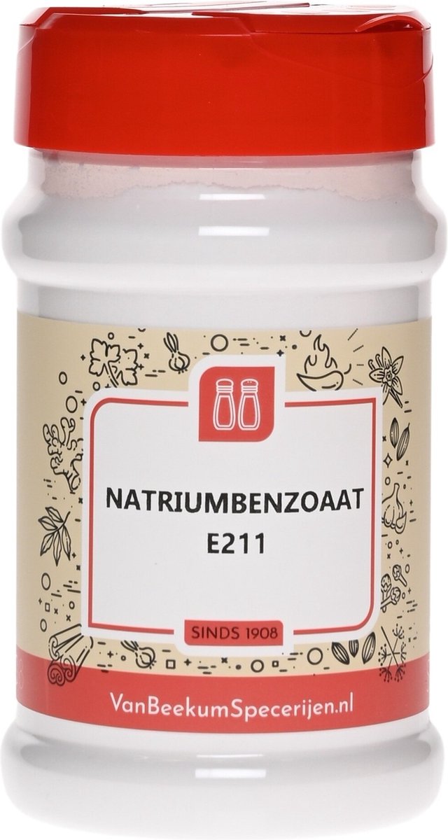 Goedkoopste Van Beekum Specerijen - Natriumbenzoaat E211 - Strooibus 130 gram