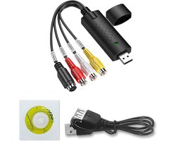 USB 2.0 Audio-Video Converter VHS naar Digital Video Grabber Capture Card .