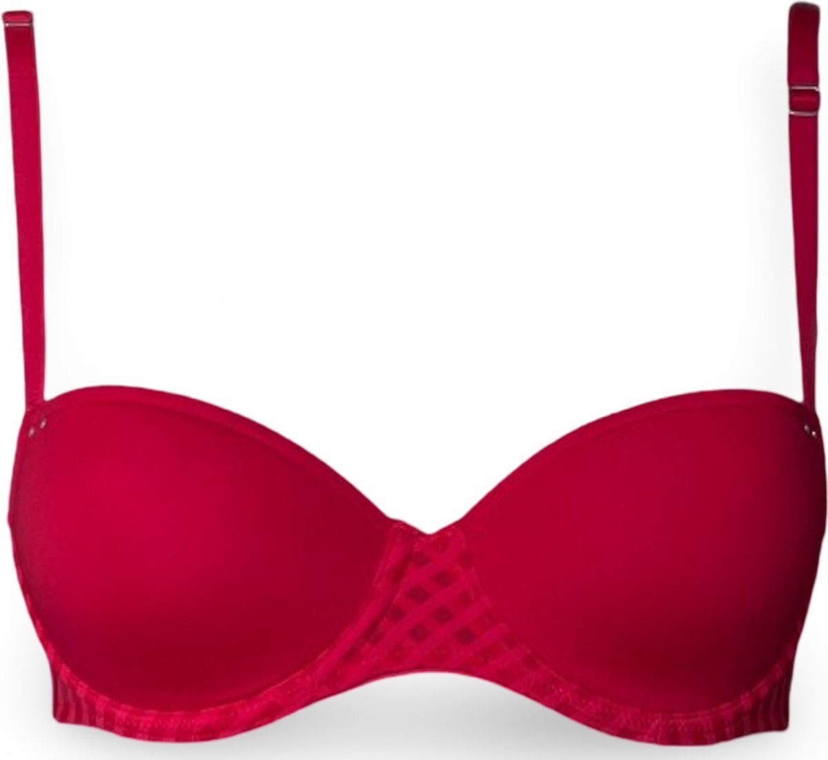 Marie Jo l'aventure Salvador Voorgevormde Balconette Bh 0121899 True Red - maat EU 65C / FR Rood