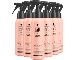 Taft Lovely Long Heat Protection - Haarstyling - Haarverzorging - Heat Protection Spray - Lange Haartypes - - 6 x 150 ml