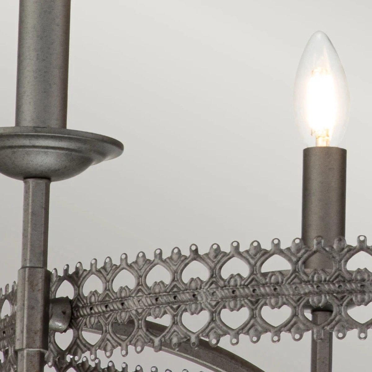Elstead Lighting LED Kroonluchter | 3X E14 Max 60W | Dimbaar | Iron Gate