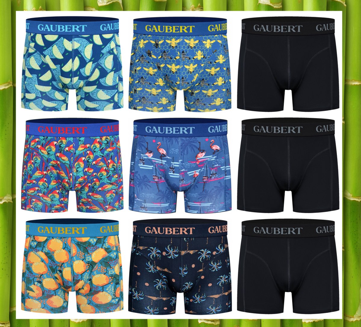 Gaubert 9-pack: Bamboe Natuur