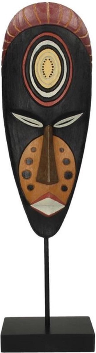 Ornament HD Living Statue Mask Black 9 x 15,5 cm