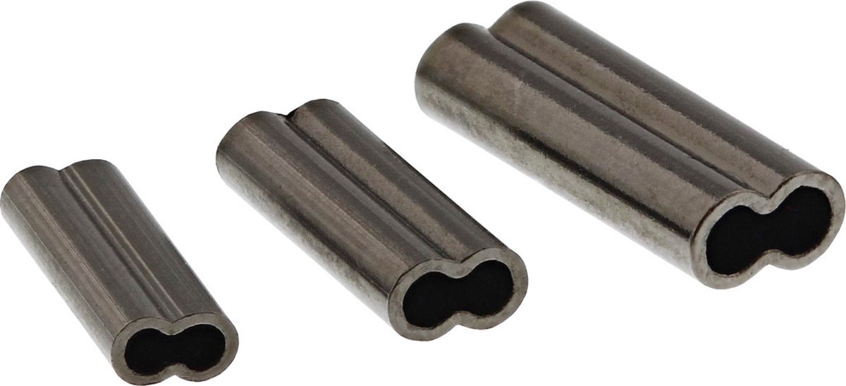Westin Double Wire Crimp 1.2mm Black Nickel 20 stuks