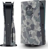Camouflage-hoes - Vervangende plaat voor frontplaatbehuizing geschikt voor schijf PS5 - Harde schaal frontplaat - ABS zijplaat geschikt voor PS5 console controller - Faceplate geschikt voor Playstation PS5 Disc Edition