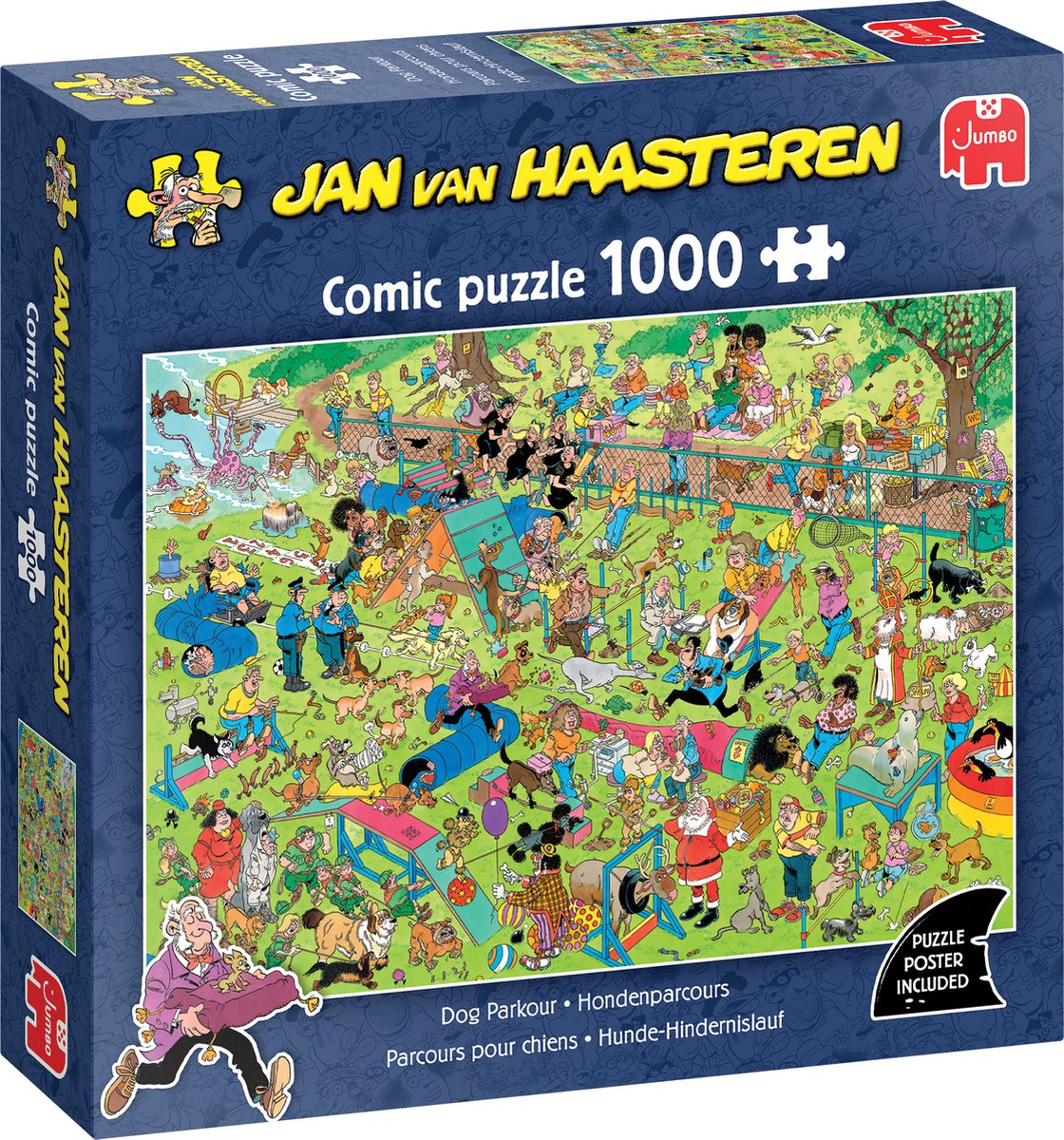 Bol.com Jan van Haasteren – Hondenparcours - Puzzel 1000 stukjes aanbieding