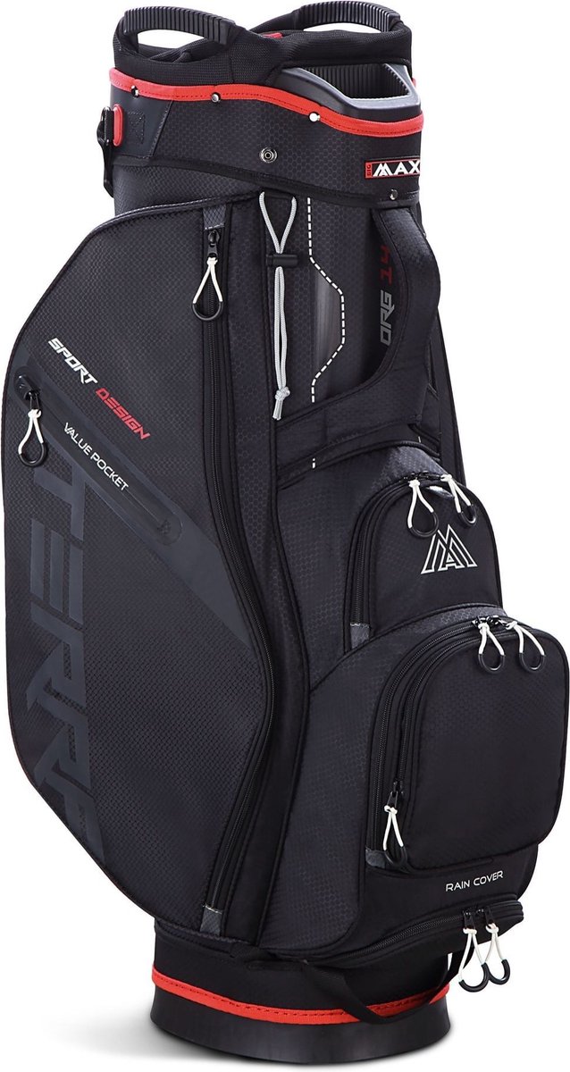 Big Max Terra Sport Golftas - Cartbag - Zwart Rood van Merkloos — afbeelding 3