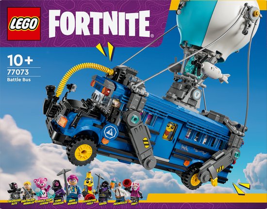LEGO Fortnite 77073 Bus de combat: bus bleu avec ballon, 954 pièces.