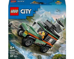 foto van LEGO City 4x4 terreinwagen voor in de bergen - 60447