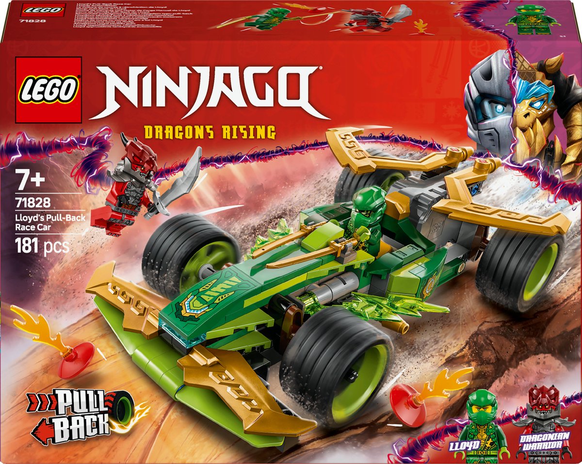 LEGO NINJAGO Lloyds pullback racewagen set  71828