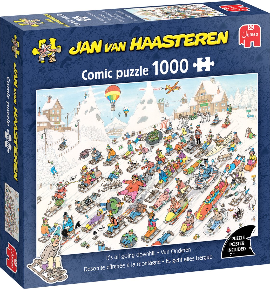 Jan van Haasteren Van Onderen! 1000 stukjes - Puzzel