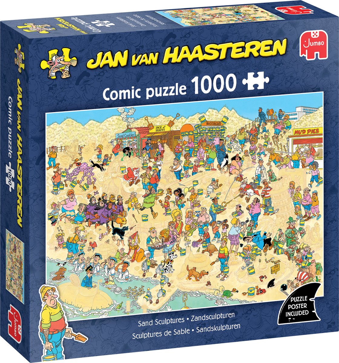 Jumbo Jan van Haasteren - Zandsculpturen 1000 stukjes