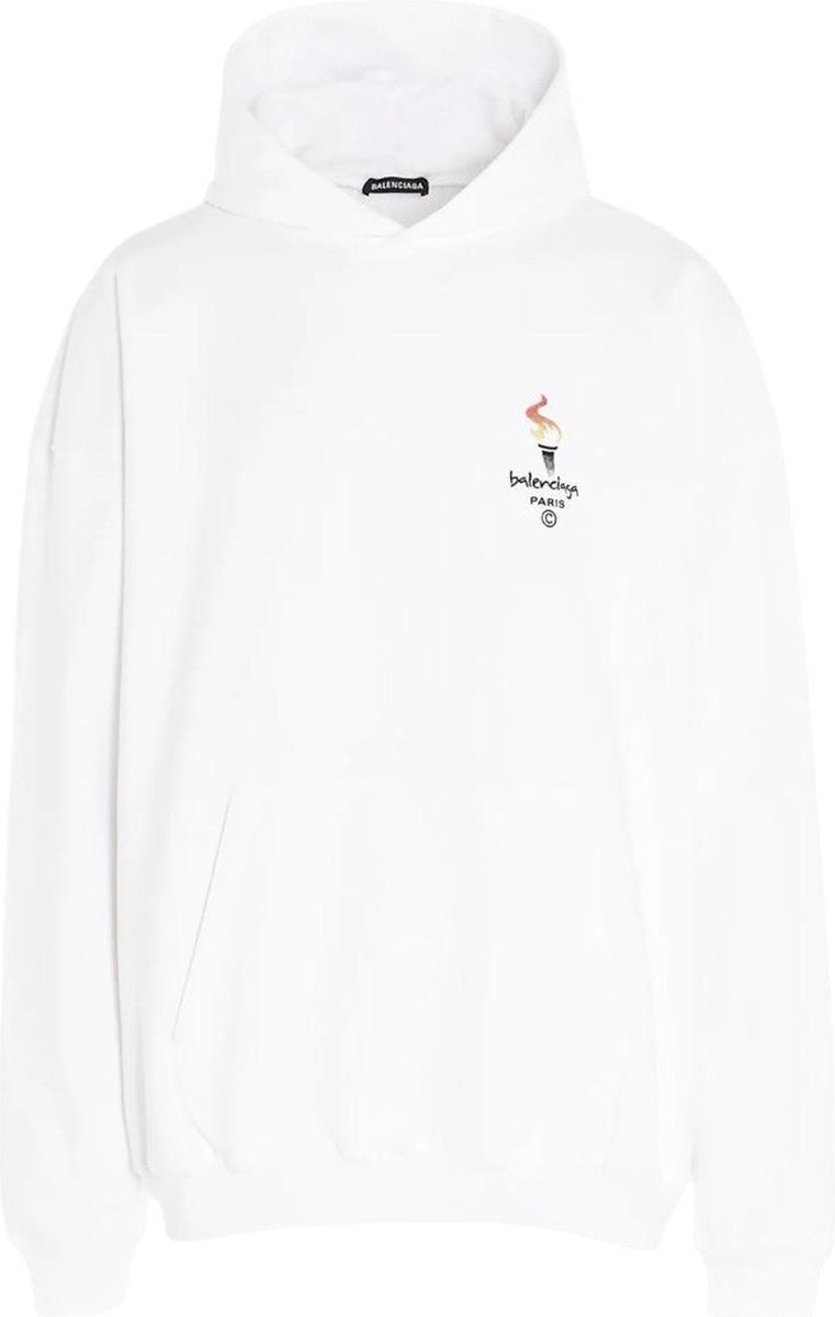 Balenciaga Parijs Olympische Vlam Oversized Hoodie