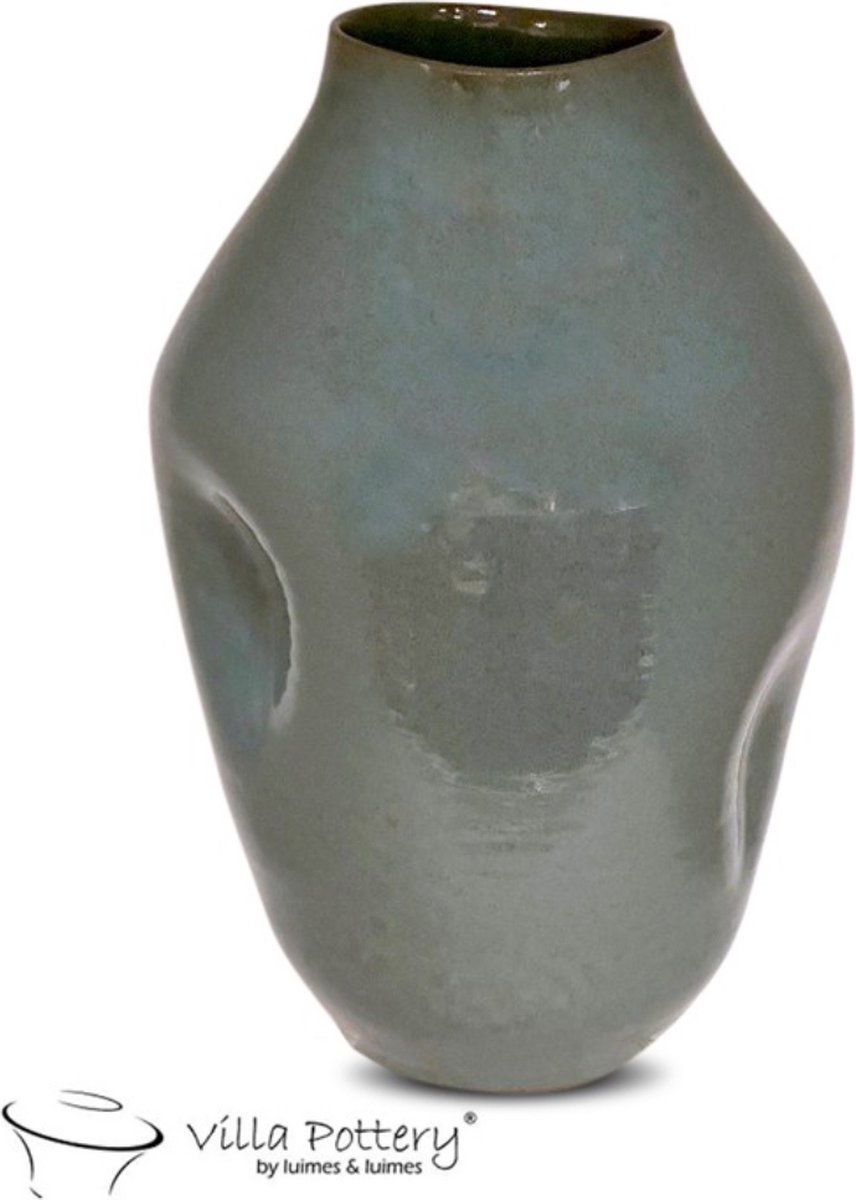 Irishflowers Vaas - Villa Pottery - Decoratie - Woondecoratie - Keramiek - Campari 1_2 Reactive Grey Grijs