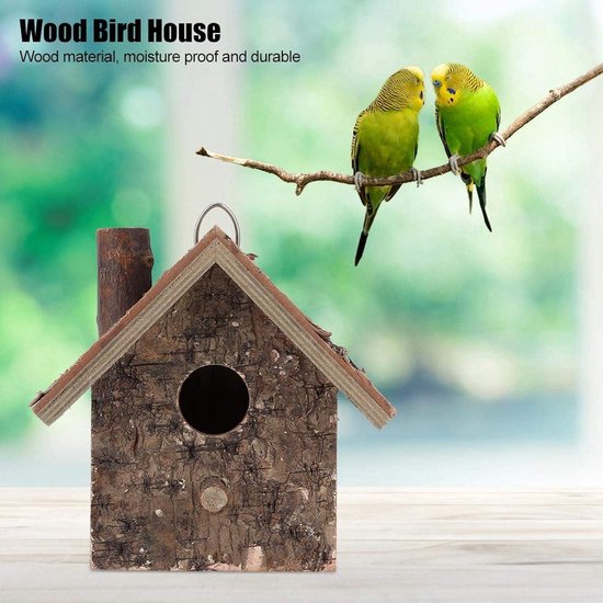 Tuinposter - Tuindoek - Tuinposters Buiten - Vogelhuisje Voor De Mees 80x120 Cm Tuin