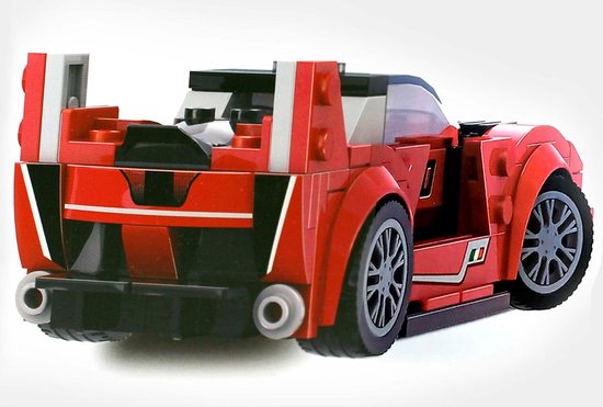 Lego Rood Bricker Ferrari FXX K look - Ferrari - Rood - Race auto - compatibel ...