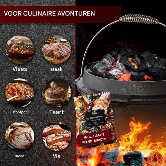 Dutch oven gietijzeren Barbecue pan aanbieding bij GAMMA