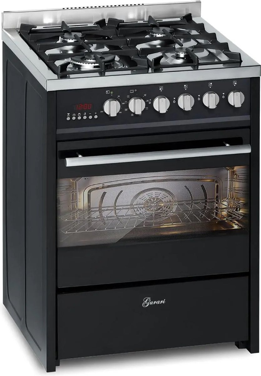 GURARI GCH E 610 BL, gasfornuis vrijstaand 60 cm