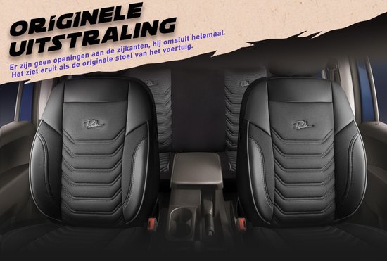 HOUSSE DE SIÈGE AUTO-PANDASEATCOVER-FLORIDA-NOIR/GRIS