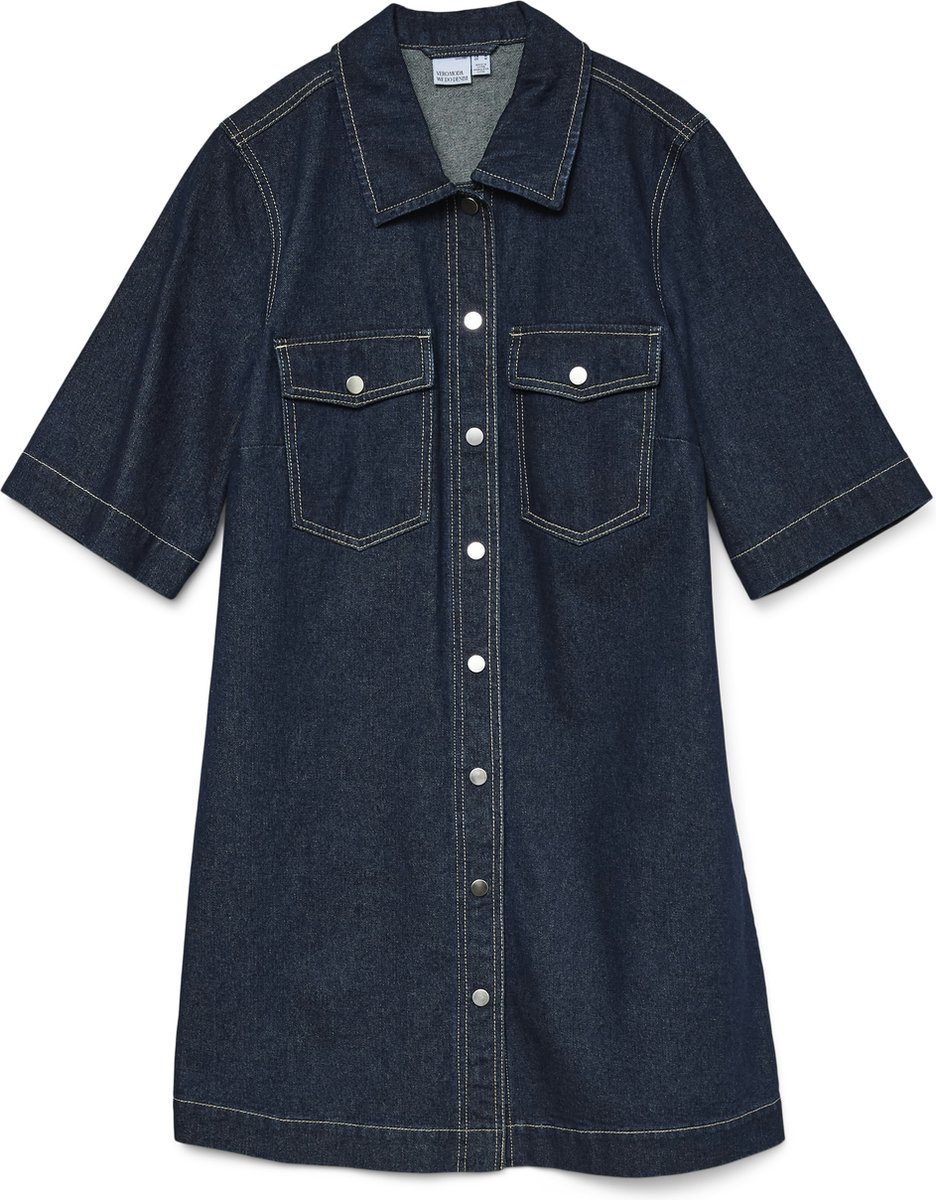 Vero Moda Fenja Denim Short Jurk Dames