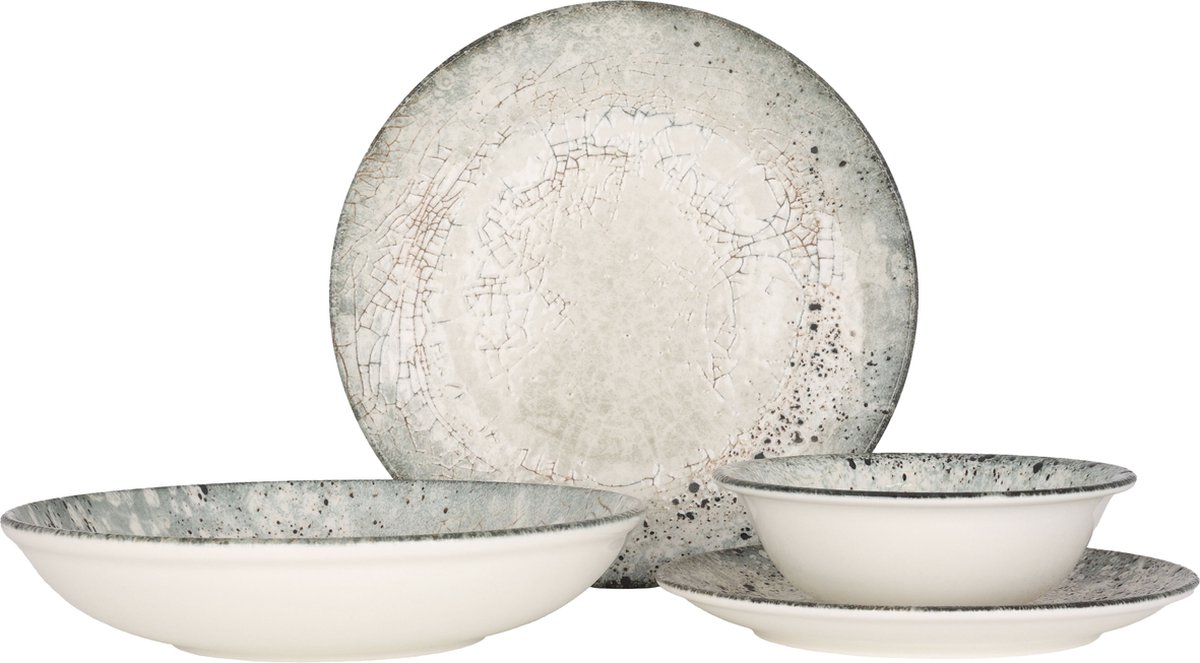 Rinart Serviesset (Large) - Sedir - 24 delig - 6 persoons - Porselein